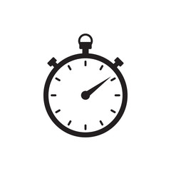 stopwatch icon design vector logo template EPS 10
