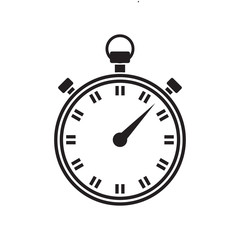 stopwatch icon design vector logo template EPS 10