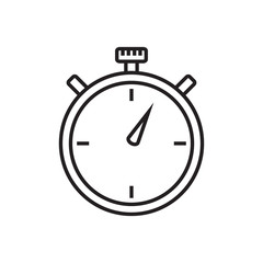 stopwatch icon design vector logo template EPS 10