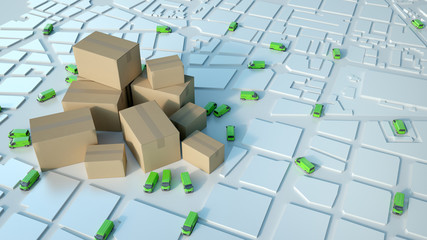 Goods distribution green