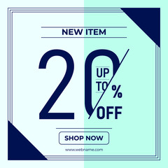 sale promotion advertising material Vector. Useful for ad, social media, brochure, email, flyer, leaflet, poster, web ad, ect.