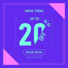 sale promotion advertising material Vector. Useful for ad, social media, brochure, email, flyer, leaflet, poster, web ad, ect.