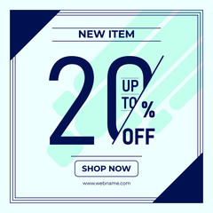 sale promotion advertising material Vector. Useful for ad, social media, brochure, email, flyer, leaflet, poster, web ad, ect.