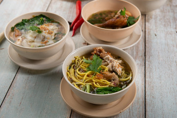traditional malay style soup noodles