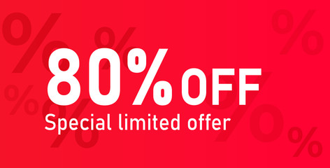 Sale Ads Banner Design. Sale promotional material vector illustration. Design for social media banner, poster, email, newsletter, ad, leaflet, placard, brochure, flyer, web sticker, ect.