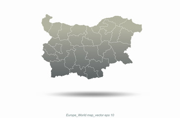 Fototapeta premium europe map. europe countries map. graphic vector of eu map.. 