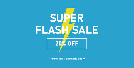flash sale promotion advertising material Vector. Useful for ad, social media, brochure, email, flyer, leaflet, poster, web ad, ect.