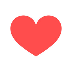 Pink heart on the day of love Valentine day