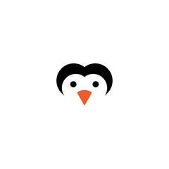 Penguin logo template vector icon design