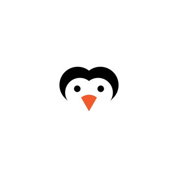 Penguin logo template vector icon design