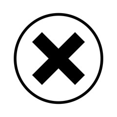 Obraz premium Tick and cross signs. Green checkmark OK and red X icons, isolated on white background. Simple marks graphic design. symbols YES and NO button for vote, decision, approval and disapproval,vector icons