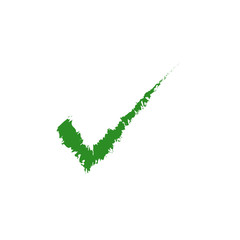 Tick and cross signs. Green checkmark OK and red X icons, isolated on white background. Simple marks graphic design. symbols YES and NO button for vote, decision, approval and disapproval,vector icons