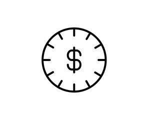 Finance line icon