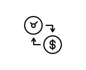 Finance line icon