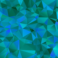 Abstract multicolor emerald green background. Vector polygonal design illustrator