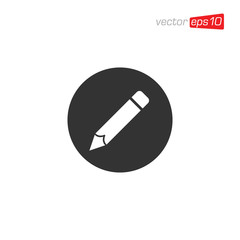 Pencil or Pen Icon Design Vector
