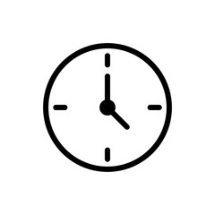 Clock line icon