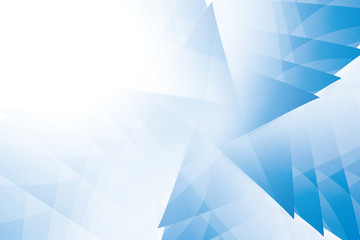 Abstract geometric blue and white color background. Vector, illustration.