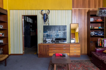 Vintage living room and 80s furniture