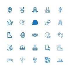 Editable 25 protective icons for web and mobile
