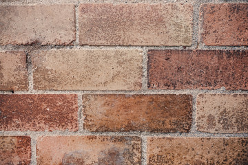 Old red brick wall textures and backgrounds
