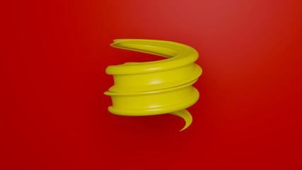Abstract 3D spiral