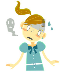 女の子　ガーン　無理