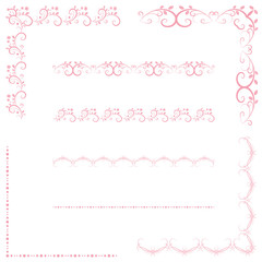 Corner and straight line design