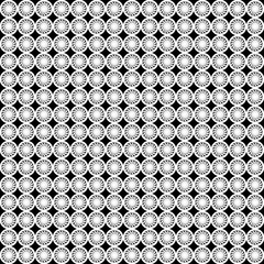 Illustration Black and white with repeated geometric shapes covering the background. Editable and colorable pattern for motifs, web, wallpaper, digital graphics and artistic decorations.