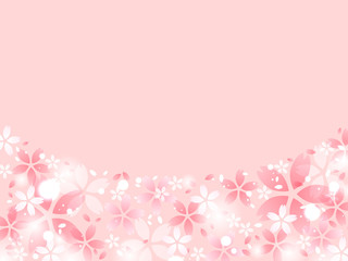 桜の花のイラスト背景