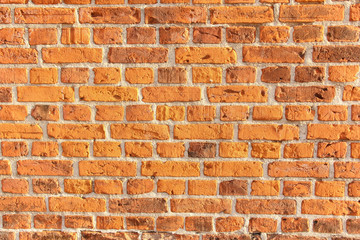 weathered brick wall Mauer Backsteinmauer rot