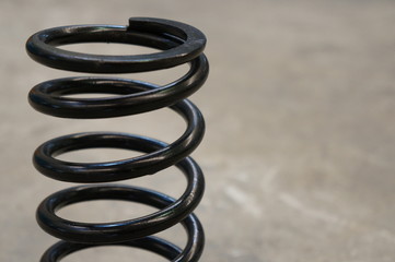 Metal steel spring spare parts for industry.