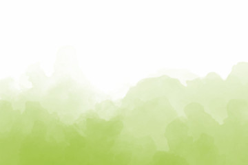 Fototapeta premium Abstract green watercolor background, beautiful fresh eco design for greeting card.