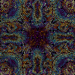 Obraz premium Seamless mosaic art pattern