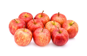 Fototapeta na wymiar Gala apples isolate on white background