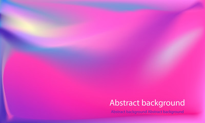 Vector gradient pink blue background with soft halftones and text. Background for presentations and design.