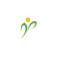 Green leaf logo