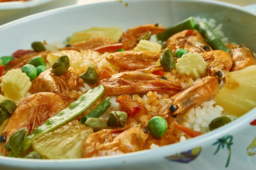 Baked Spanish risotto