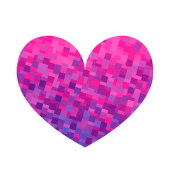 Square texture pink and violet heart