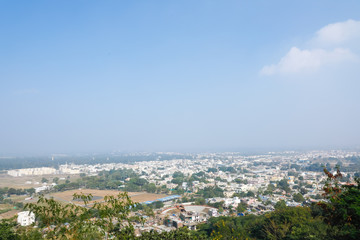 Fototapeta premium Aerial view of the city