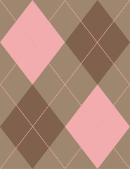 Elegant seamless diamonds pattern,The geometric pattern with lines.pink and brown texture.Simple lattice graphic design