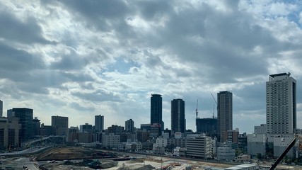 Fototapeta na wymiar 大阪駅西側の風景