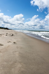 views of the Baltic beach
