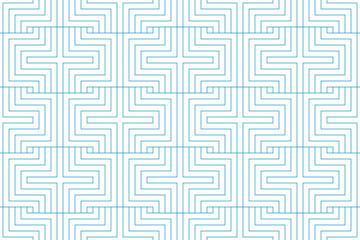 Line pattern vector design. Blue line pattern abstract seamless on white background.