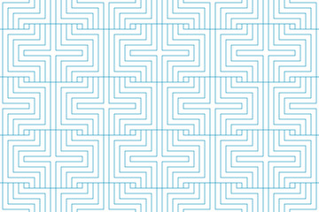 Line pattern vector design. Blue line pattern abstract seamless on white background.