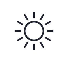 Weather icon vector design template