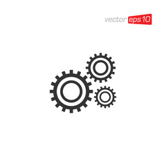 Gear Setting Icon Design Vector