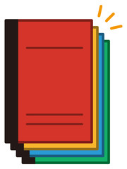 カラフルなノート