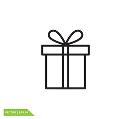 Gift icon vector design template