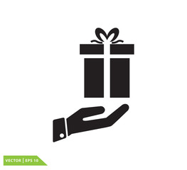 Gift icon vector design template